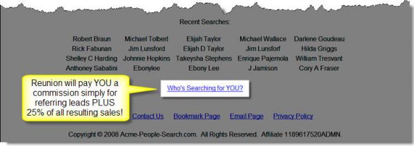 How To Make Money with Acme People Search