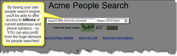 How To Make Money with Acme People Search